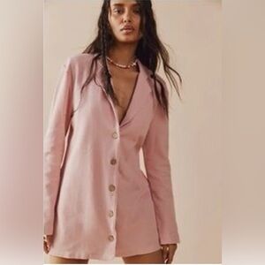 Free People Pink Swim Coverup